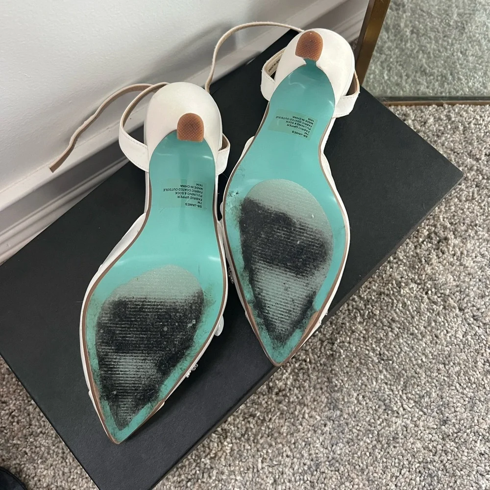 Betsey Johnson Bridal Heels - Picture 3 of 3